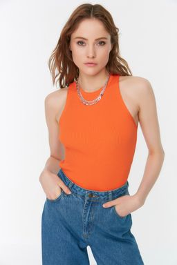 Turuncu Fitilli Bluz TWOSS21BZ0090