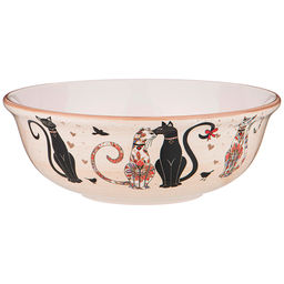 Салатник "Парижские коты" 21,5*7,5 см 1350 мл 358-1907