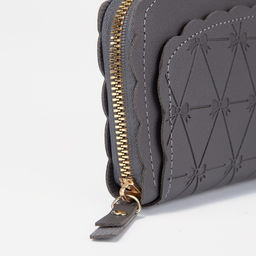 Кошелёк на молнии, цвет серый - Simaland фото 8