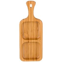 БЛЮДО ДЕРЕВЯННОЕ LEFARD NATIVE 2 СЕКЦИИ С РУЧКОЙ 28*10,5*2 СМ  фото 3