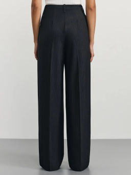 Брюки палаццо с защипами / Zarina фото 4