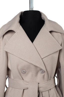 01-12223 Пальто женское демисезонное (пояс) - El podio фото 13