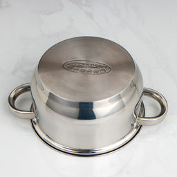 Кастрюля Катунь «Гретта», 2.5 л, d=18 см, капсульное дно, индукция, нержавеющая сталь