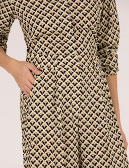 Siyah Y_ksek Bel Loose Fit Pantolon