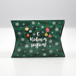 Цена за 5 шт. Коробка сборная фигурная С новым годом, 11 8 2 см