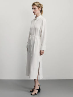 Платье-рубашка изо льна / Zarina  фото 5