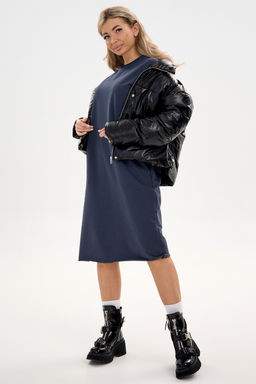 Платье футер-реглан