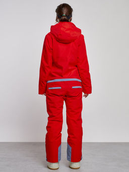 Горнолыжный комбинезон женский зимний красного цвета 2323Kr - Chunmai фото 5