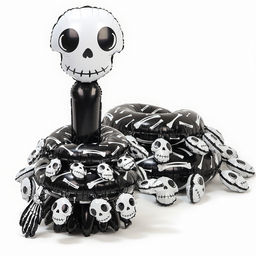 Воздушный шар фольгированный на Хэллоуин 44" «Пирамида из костей»