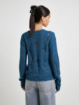 10200310394 Джемпер жен. Marmorata сине-зеленый - Concept club фото 3