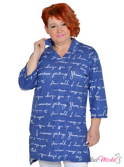 Туника-рубашка Модель №1941 размеры 44-84