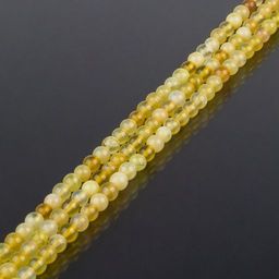Бусины для украшений из желтого Опала (60 бусин) 39 см