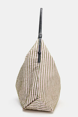 BOLSO SHOPPER APLIQUES BRILLOS / Rosa - Zara фото 4