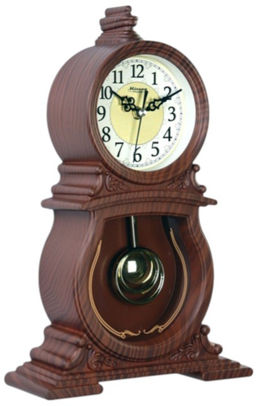 Настольные часы Mirron с маятником коричневые SNM26CDB