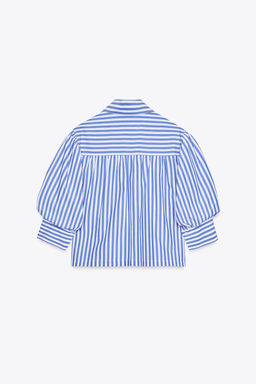 ZW COLLECTION POPLIN SHIRT - Zara фото 6