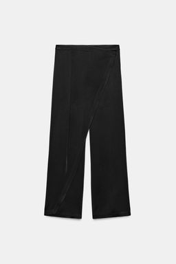 ZW COLLECTION LIMITED EDITION SATIN PAREO TROUSERS - Zara фото 5