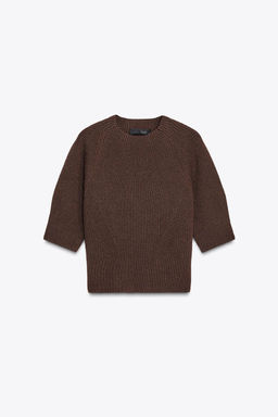 RIB KNIT SWEATER - Zara фото 7