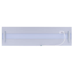 ULO-K16B 2x22W/4000K/L100 5W/3000K IP44 LIGHT GREY Светильник линейный светодиодный подвесной с фоновой подсветкой. Белый свет (4000К). Алюминий. Цвет светло-серый. TM Uniel