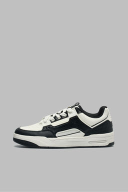 Кеды Черный/Бежевый