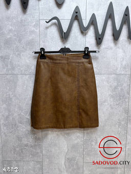 Юбка из матовой экокожи - Bruno фото 2