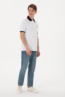 Erkek Beyaz Basic Ti__rt Sepette S_rpriz _ndirim - U.s. polo assn фото 5
