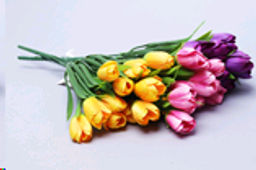 Цена за 10 шт. Цветок искусственный Букет тюльпанов 34 см 6 веток / NT596 /уп 600/ - Галеонтрейд фото 37