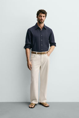 JEANS STRAIGHT FIT / Blanco roto