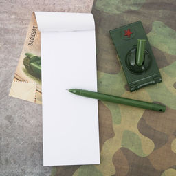 Набор подарочный Заметки солдата: блокнот 16 листов и ручка пластик - Artfox фото 2