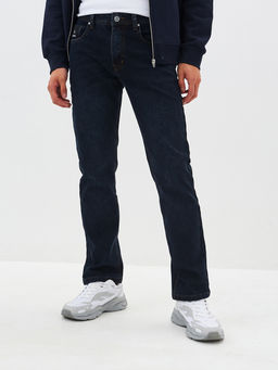 Утепленные мужские джинсы прямые кроя с начесом - Mossmore фото 2