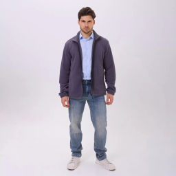 RODOS Толстовка на молнии мужская флис М-321 Синий  фото 44