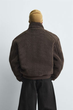 FAUX SHEARLING JACKET - Zara фото 5