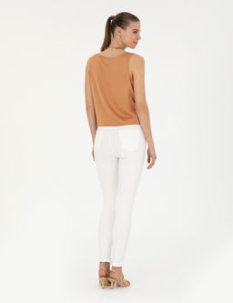 Beyaz Skinny Fit Jean Pantolon - Pierre cardin фото 4