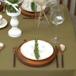 Скатерть Этель Kitchen 150×250 см, цвет зелёный, 100% хл, саржа 220 г/м²