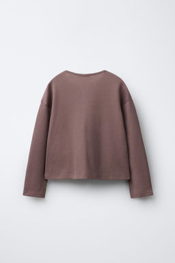 AGES 6-14 / WAFFLE KNIT PYJAMAS WITH EMBROIDERED TEXT - Zara фото 3