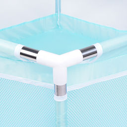 Манеж детский шестигранный (113*130*65) цвет бирюзовый