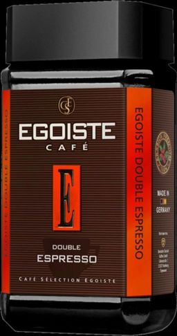 EGOISTE. Espresso Double 100 гр. стекл.банка