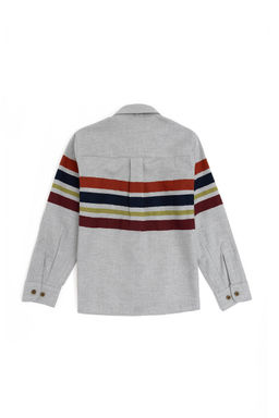 Кремовая рубашка с длинным рукавом для мальчика - U.s. polo assn фото 2