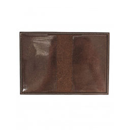 Обложка для паспорта Croco-П-400 натуральная кожа коричневый тем крейзи хорс (220/1) 265102  фото 2