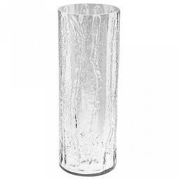 Ваза для цветов стеклянная "Нельсон" 5,6л, д15см, h40см, текстурная (Россия)
