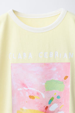 CAMISETA CLARA CEBRIAN  / Amarillo - Zara фото 6