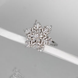 Кольцо Арт. 3V-3378-W - MyGemma фото 3