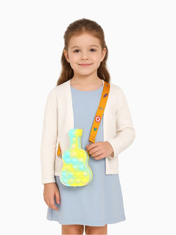 Сумка детская «Гитара» Выбражулька, для девочки, pop it, разноцветная