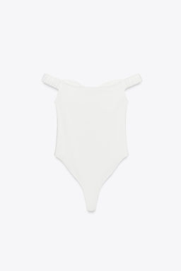 TWILL BODY WITH PICOT TRIMS - Zara фото 5