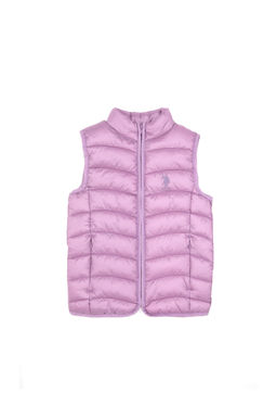 K_z _ocuk Lila Kapitone _i_me Yelek Sepette S_rpriz _ndirim - U.s. polo assn фото 2