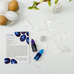 Набор для украшения яиц с жидкими красителями Космическое сияние на пасху, 11?16 см