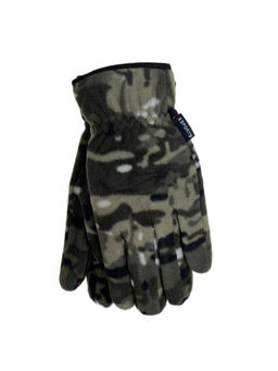 Утеплённые мужские перчатки мультицвет