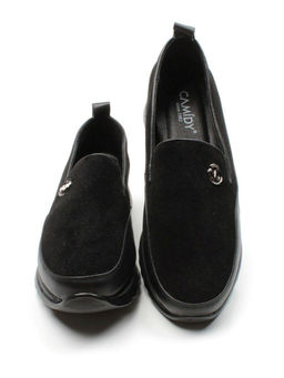 06-5013 BLACK Туфли (натуральная замша)