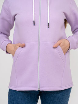 Толстовка женская Гамма на молнии лаванда