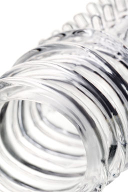 Насадка на пенис TOYFA A-Toys Baldi, TPR, прозрачный, 15,3 см  фото 8