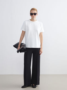 Bisiklet Yaka ??lemeli Kad?n Ti??rt